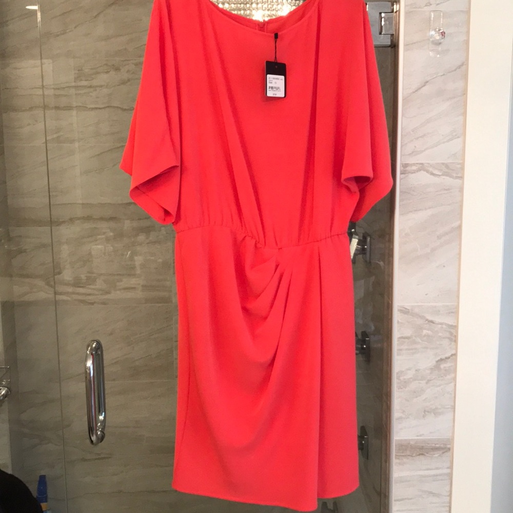 St. John hibiscus midi dress NWT